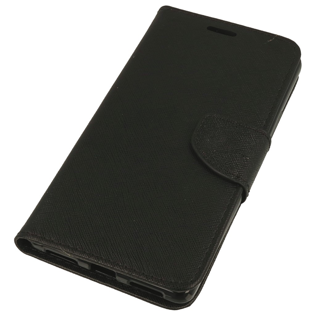 Pokrowiec etui z klapk na magnes Fancy Case czarne Lenovo K8 Note / 2