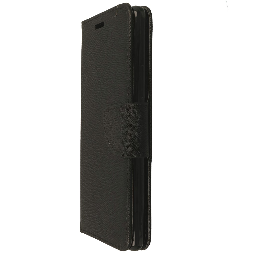 Pokrowiec etui z klapk na magnes Fancy Case czarne Lenovo K8 Note / 4