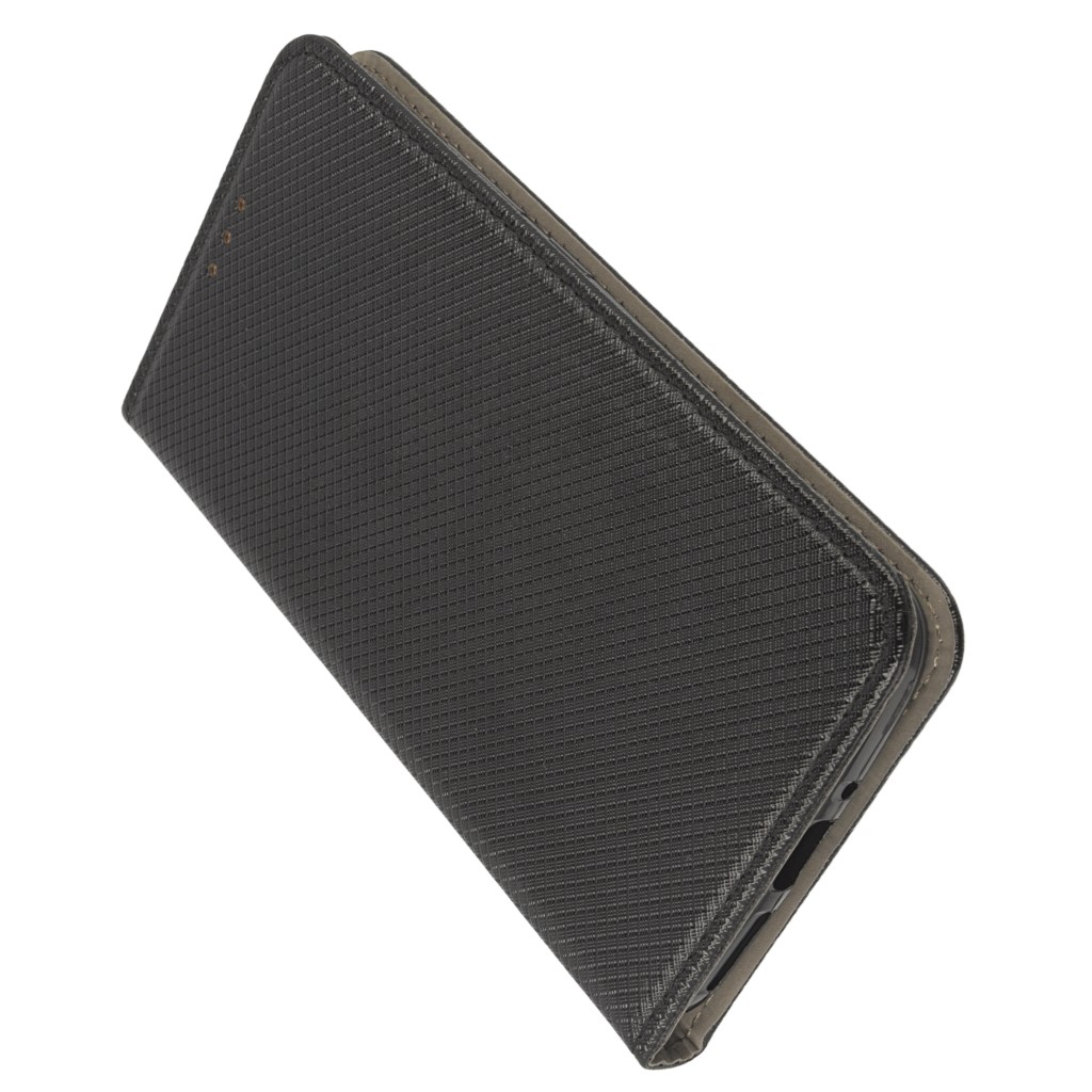 Pokrowiec etui z klapk Magnet Book czarne MOTOROLA Moto G5S / 4