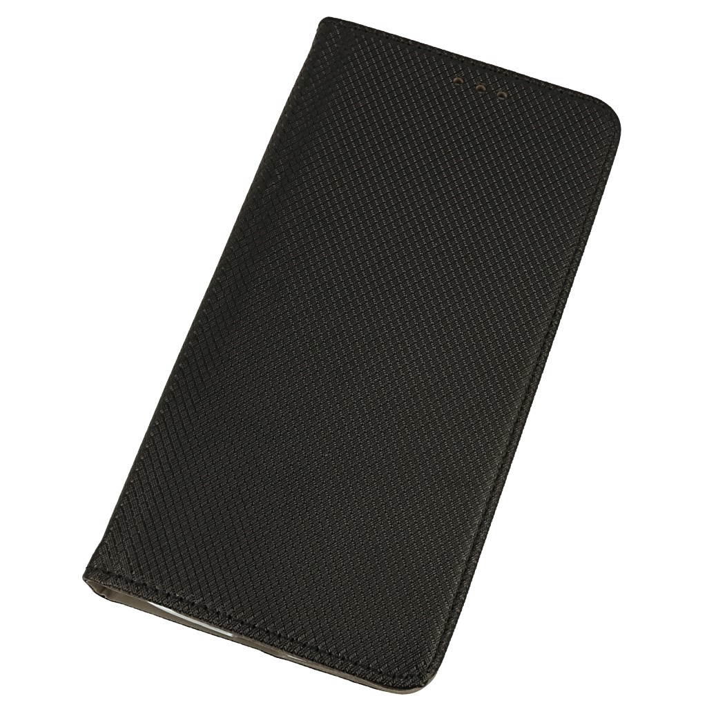 Pokrowiec etui z klapk Magnet Book czarne MOTOROLA Moto G6 Plus / 4