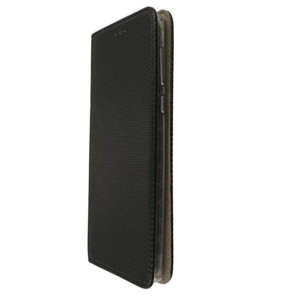 Pokrowiec etui z klapk Magnet Book czarne MOTOROLA Moto G6 Plus / 7
