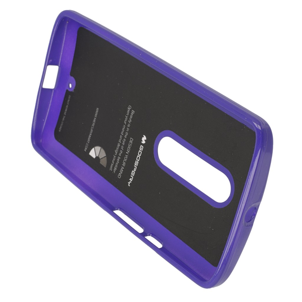 Pokrowiec etui silikonowe Mercury JELLY CASE fioletowy MOTOROLA Moto X Play / 4