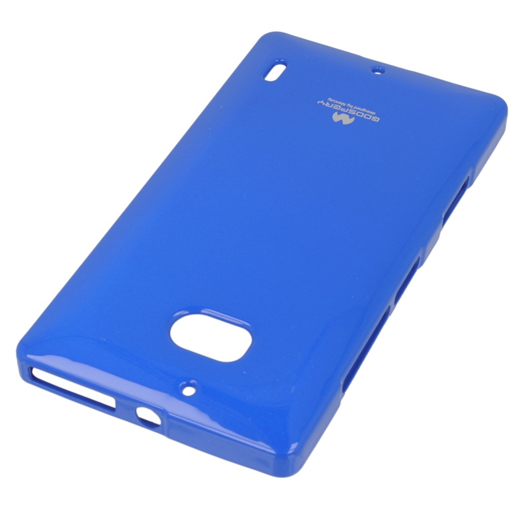 Pokrowiec etui silikonowe Mercury JELLY CASE niebieskie NOKIA Lumia 930 / 2