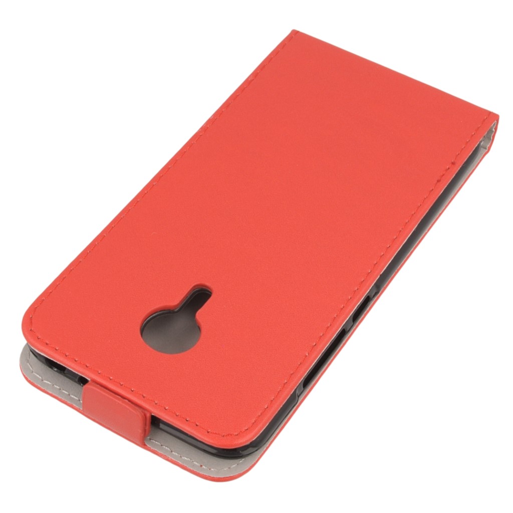 Pokrowiec z klapk na magnes Prestige Slim Flexi czerwony Meizu MX5 / 4