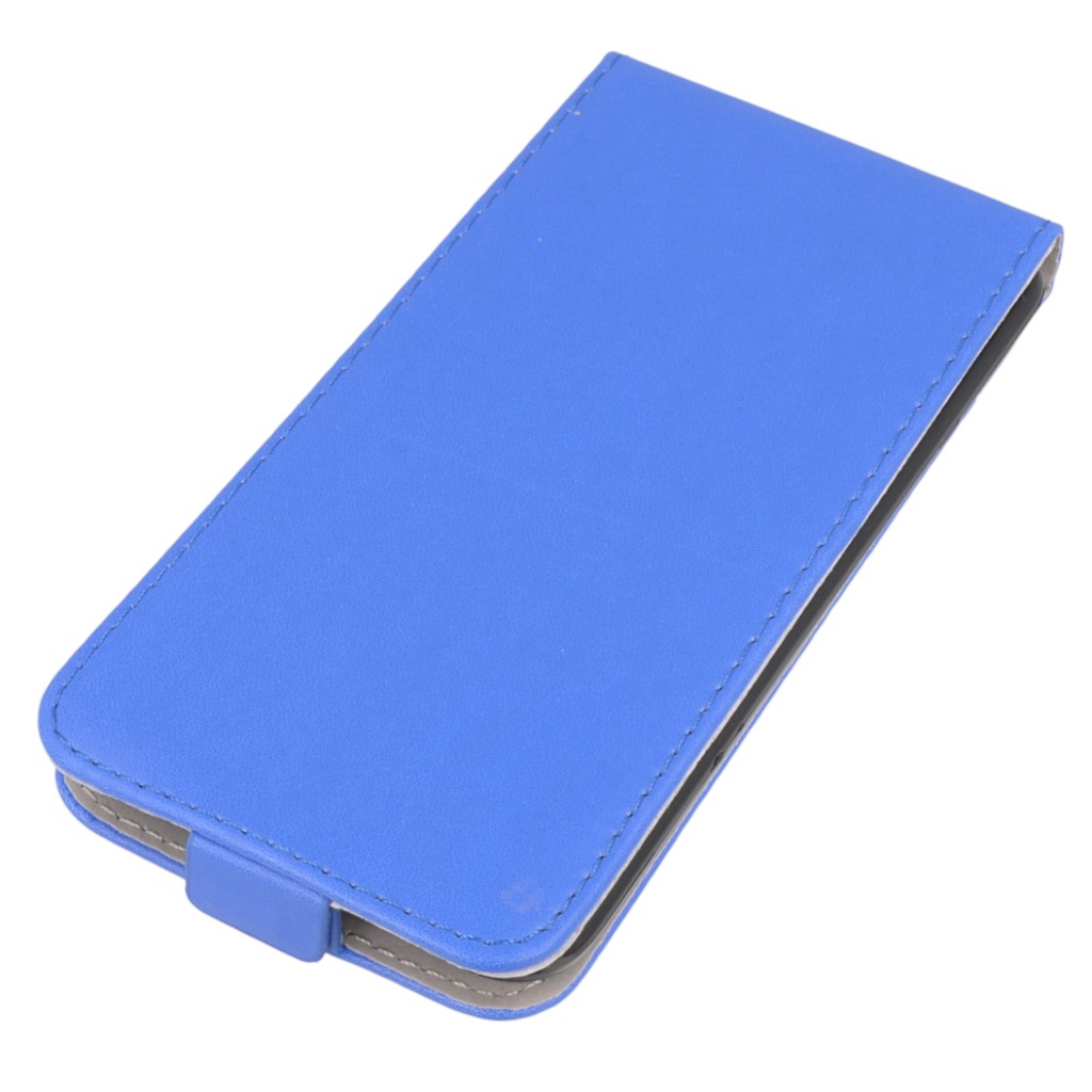 Pokrowiec z klapk na magnes Prestige Slim Flexi niebieski Meizu MX5 / 2
