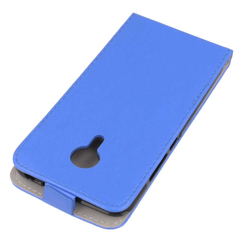 Pokrowiec z klapk na magnes Prestige Slim Flexi niebieski Meizu MX5 / 4