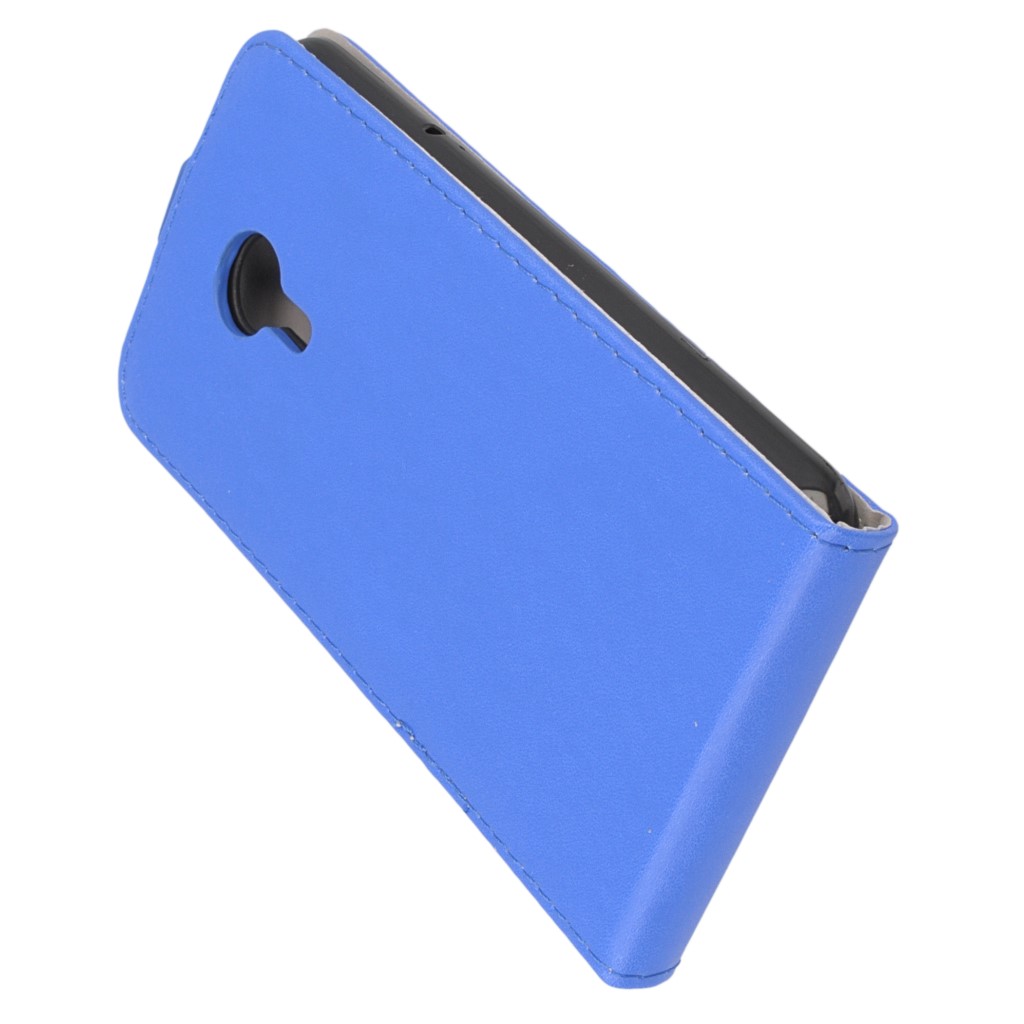 Pokrowiec z klapk na magnes Prestige Slim Flexi niebieski Meizu MX5 / 5