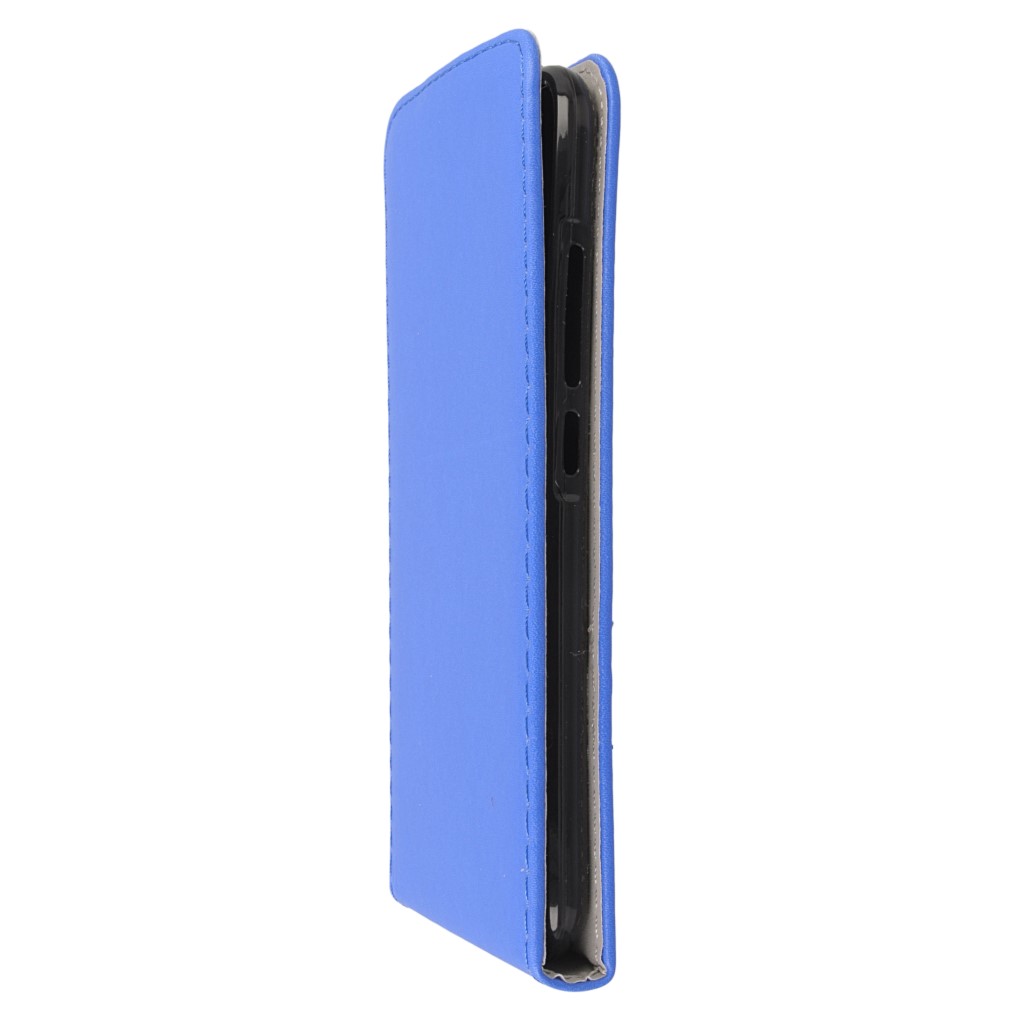Pokrowiec z klapk na magnes Prestige Slim Flexi niebieski Meizu MX5 / 6