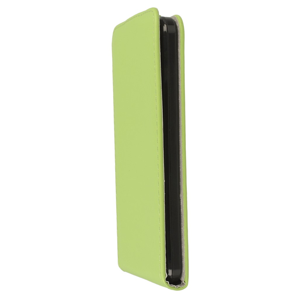 Pokrowiec z klapk na magnes Prestige Slim Flexi zielony Microsoft Lumia 650 / 6