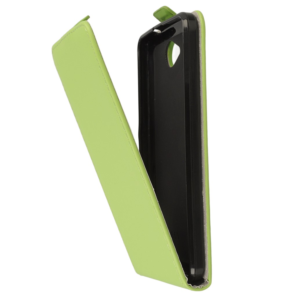Pokrowiec z klapk na magnes Prestige Slim Flexi zielony Microsoft Lumia 650 / 7
