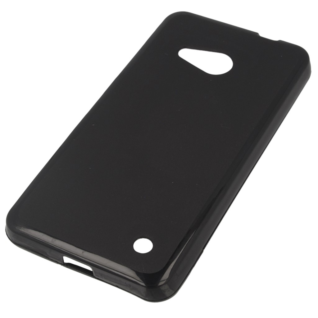 Pokrowiec silikonowe etui BACK CASE czarne Microsoft Lumia 550