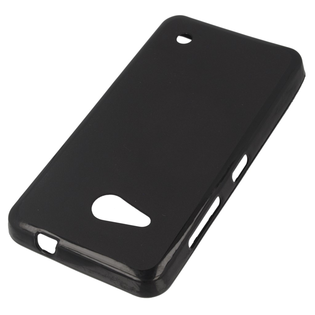 Pokrowiec silikonowe etui BACK CASE czarne Microsoft Lumia 550 / 2