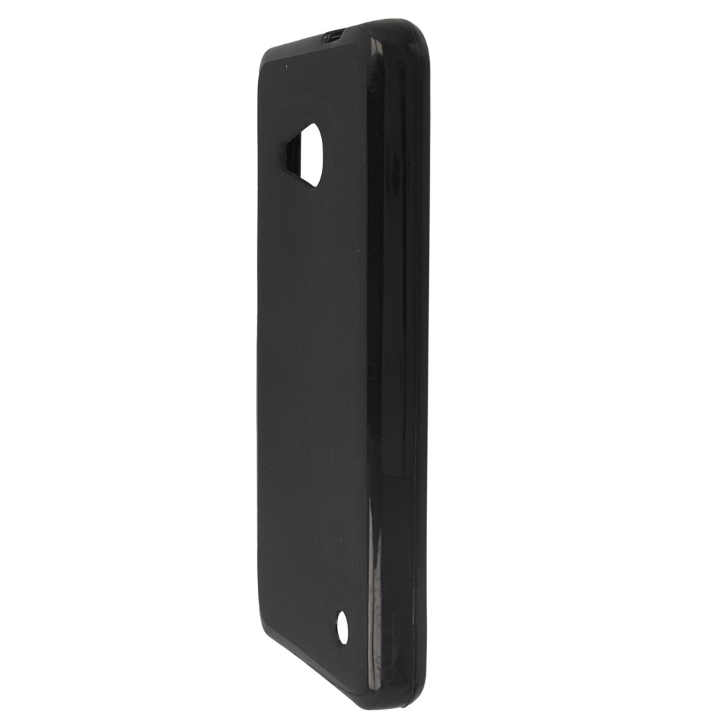 Pokrowiec silikonowe etui BACK CASE czarne Microsoft Lumia 550 / 6