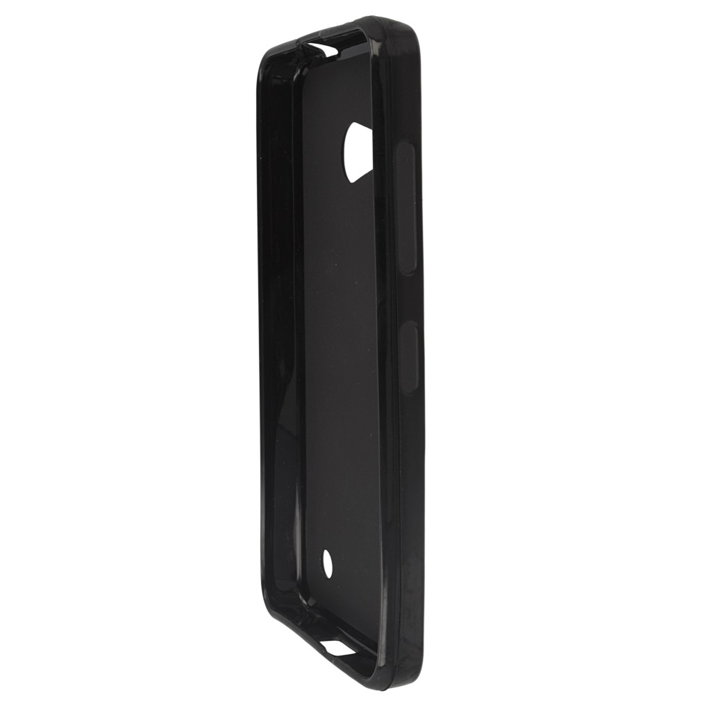 Pokrowiec silikonowe etui BACK CASE czarne Microsoft Lumia 550 / 7