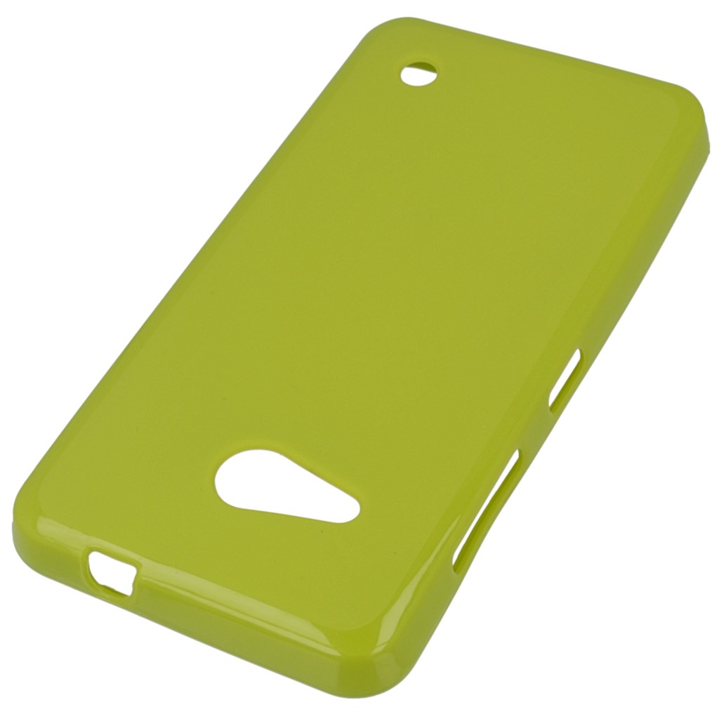 Pokrowiec silikonowe etui BACK CASE zielone Microsoft Lumia 550 / 2