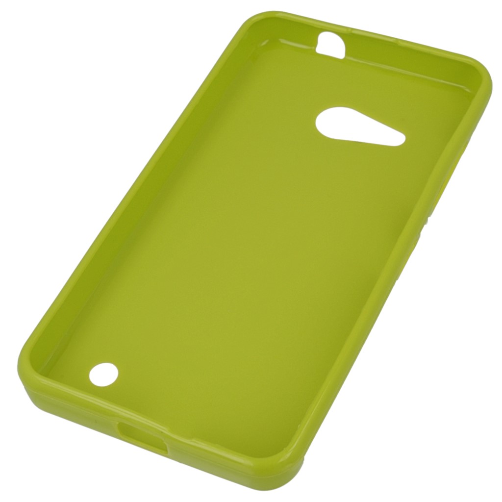 Pokrowiec silikonowe etui BACK CASE zielone Microsoft Lumia 550 / 3