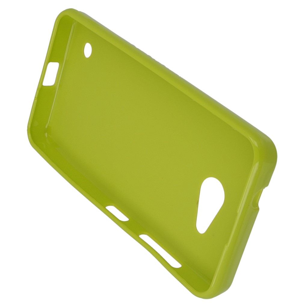 Pokrowiec silikonowe etui BACK CASE zielone Microsoft Lumia 550 / 4