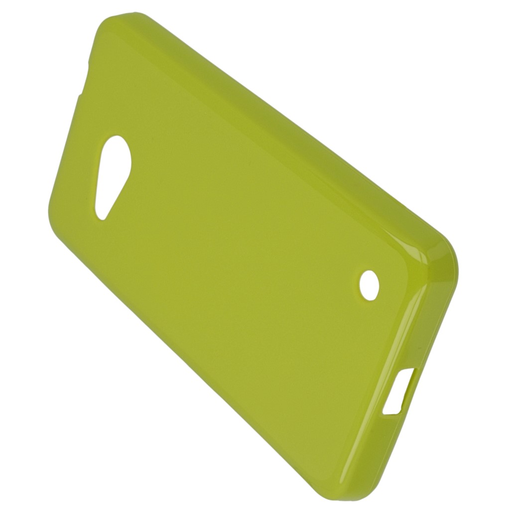 Pokrowiec silikonowe etui BACK CASE zielone Microsoft Lumia 550 / 5