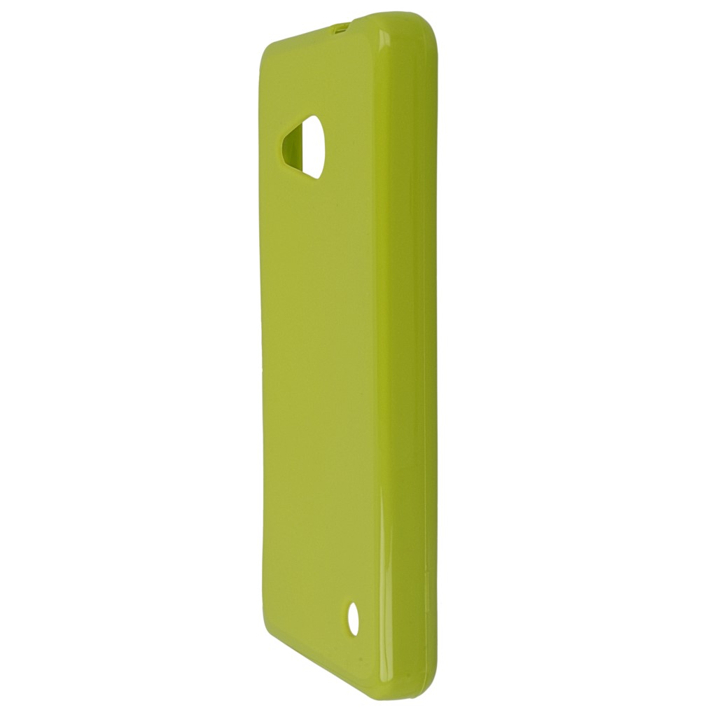 Pokrowiec silikonowe etui BACK CASE zielone Microsoft Lumia 550 / 6