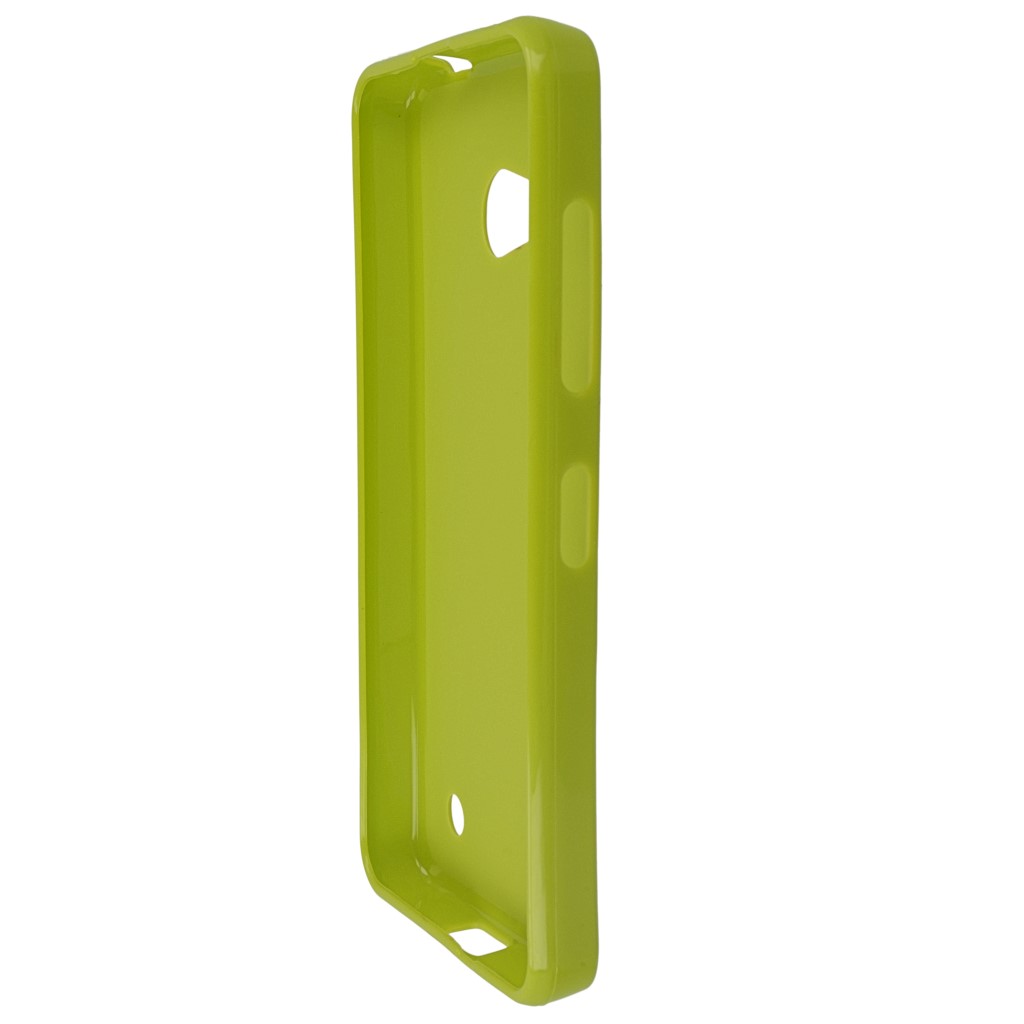 Pokrowiec silikonowe etui BACK CASE zielone Microsoft Lumia 550 / 7