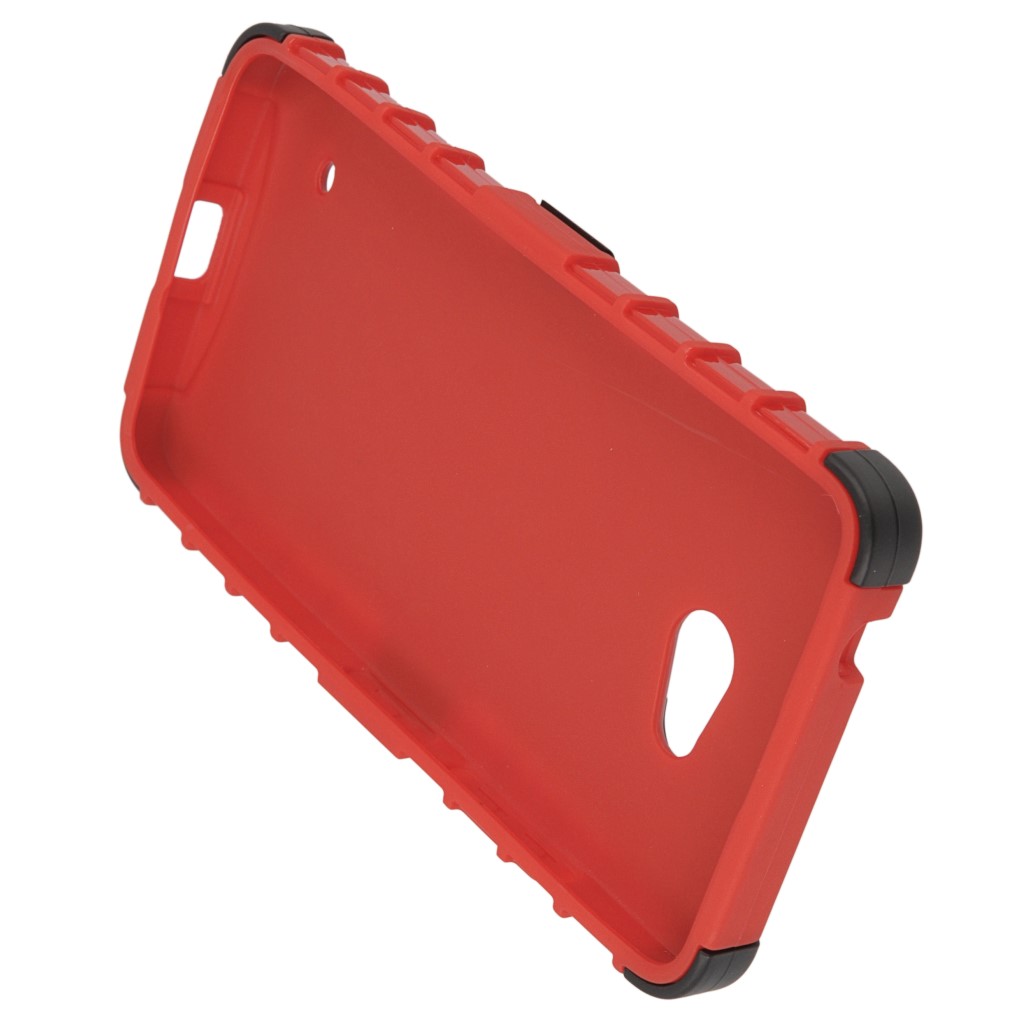 Pokrowiec etui pancerne Hybrid Case czerwony Microsoft Lumia 640 Dual SIM / 4