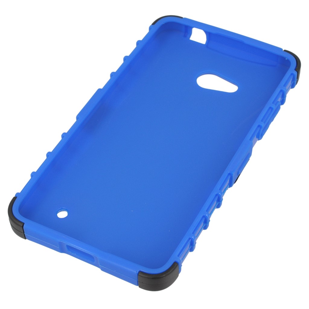 Pokrowiec etui pancerne Hybrid Case niebieski Microsoft Lumia 640 Dual SIM / 3