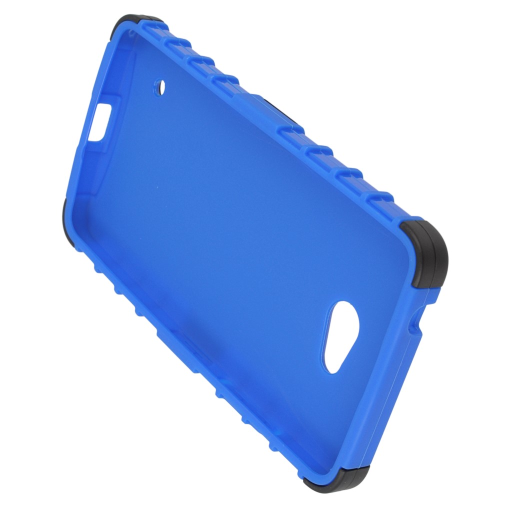 Pokrowiec etui pancerne Hybrid Case niebieski Microsoft Lumia 640 Dual SIM / 4