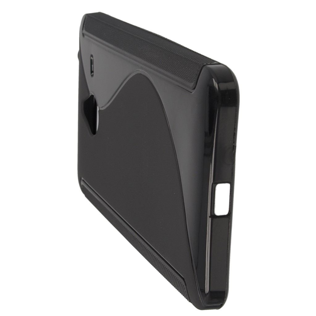 Pokrowiec etui silikonowe S-CASE czarne Microsoft Lumia 640 XL Dual SIM / 6