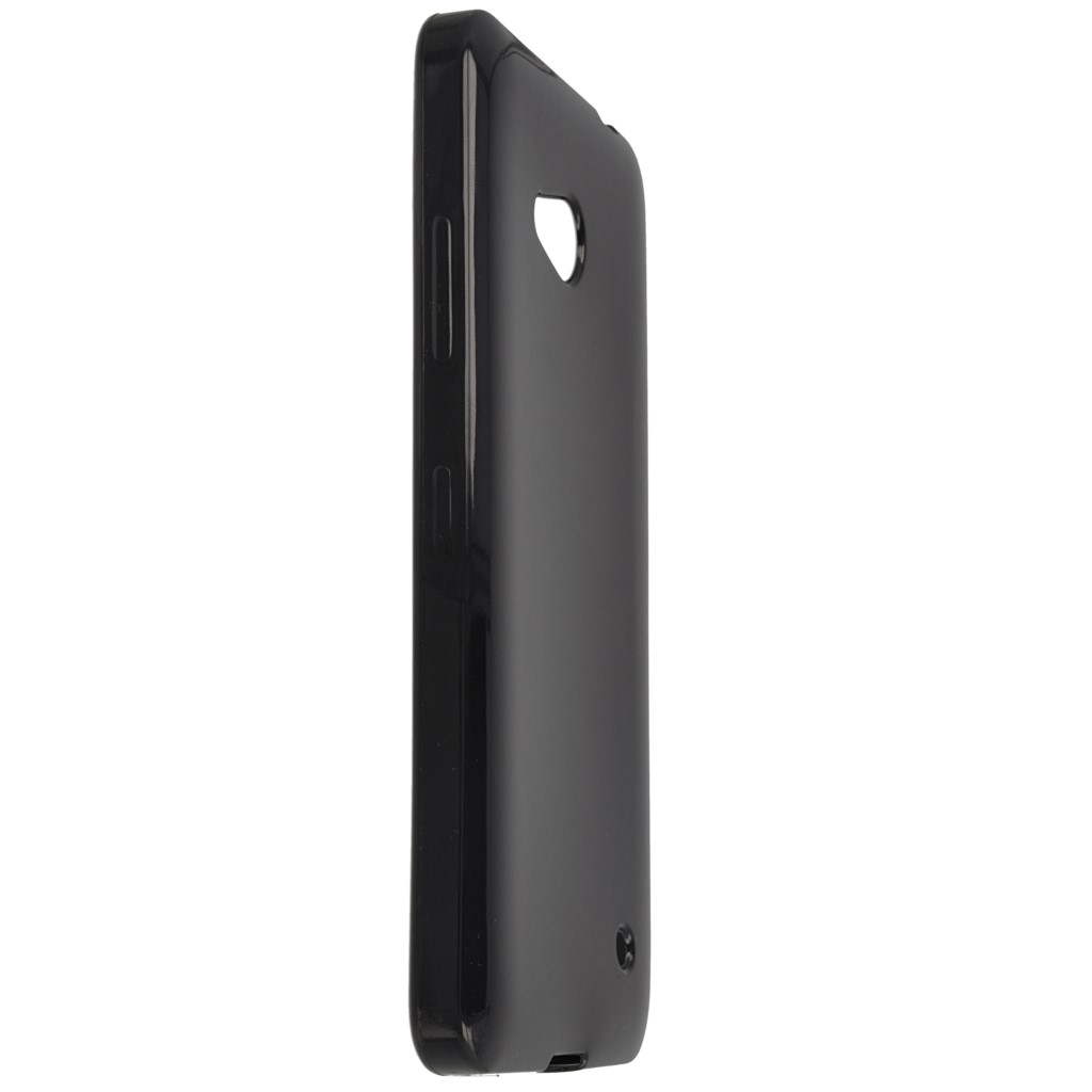 Pokrowiec silikonowe etui BACK CASE czarne Microsoft Lumia 640 Dual SIM / 7