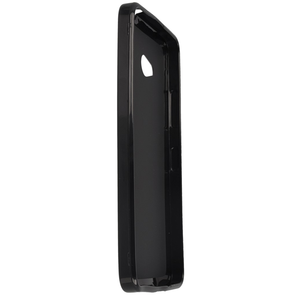 Pokrowiec silikonowe etui BACK CASE czarne Microsoft Lumia 640 Dual SIM / 8
