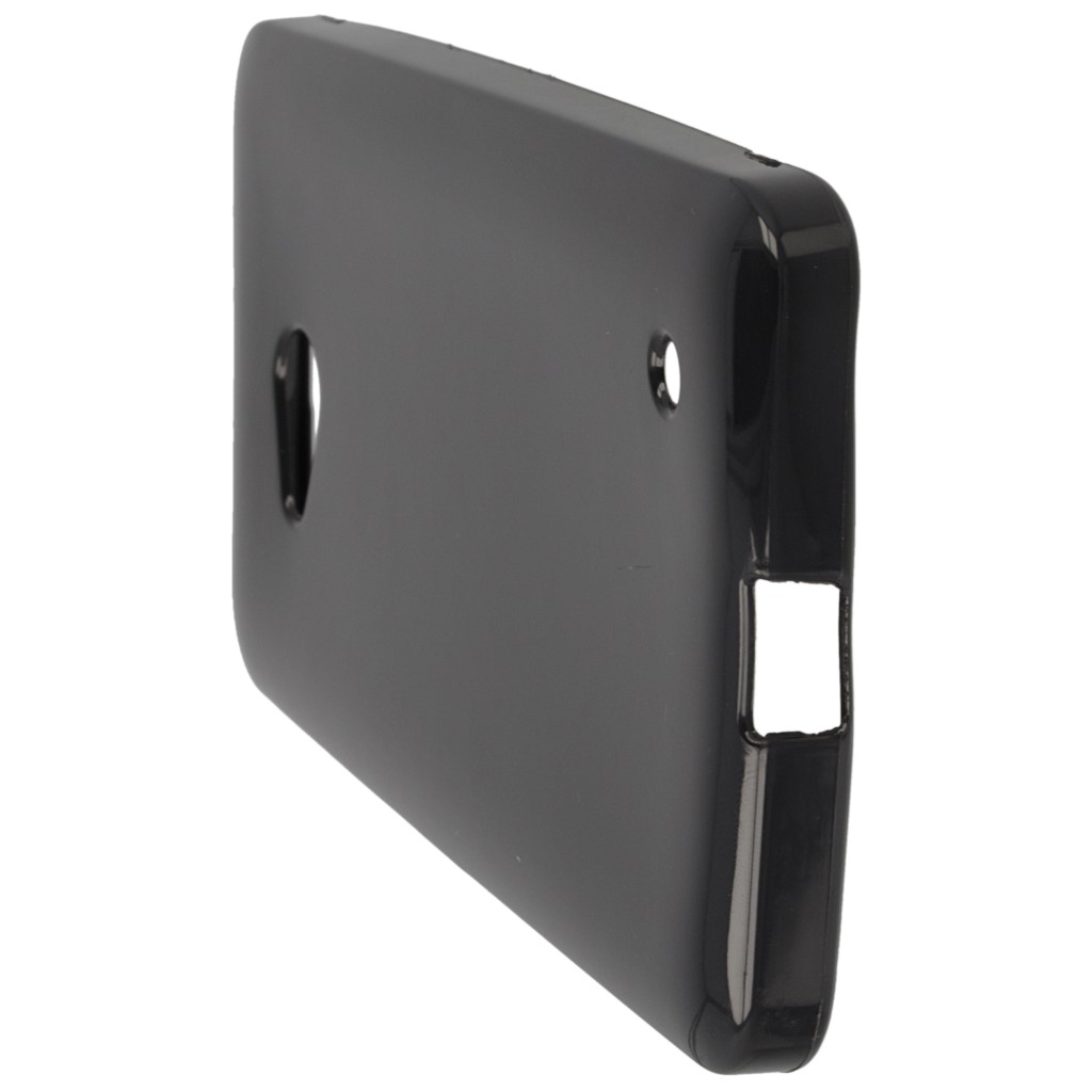 Pokrowiec silikonowe etui BACK CASE czarne Microsoft Lumia 640 Dual SIM / 6