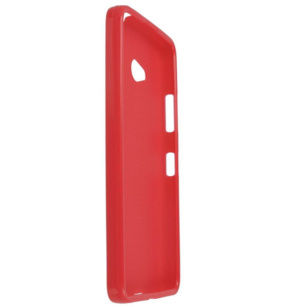 Pokrowiec silikonowe etui BACK CASE czerwone Microsoft Lumia 640 Dual SIM / 6
