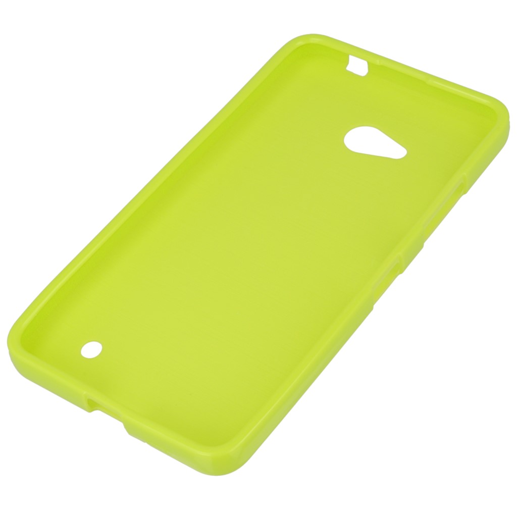 Pokrowiec silikonowe etui BACK CASE zielone Microsoft Lumia 640 Dual SIM / 3