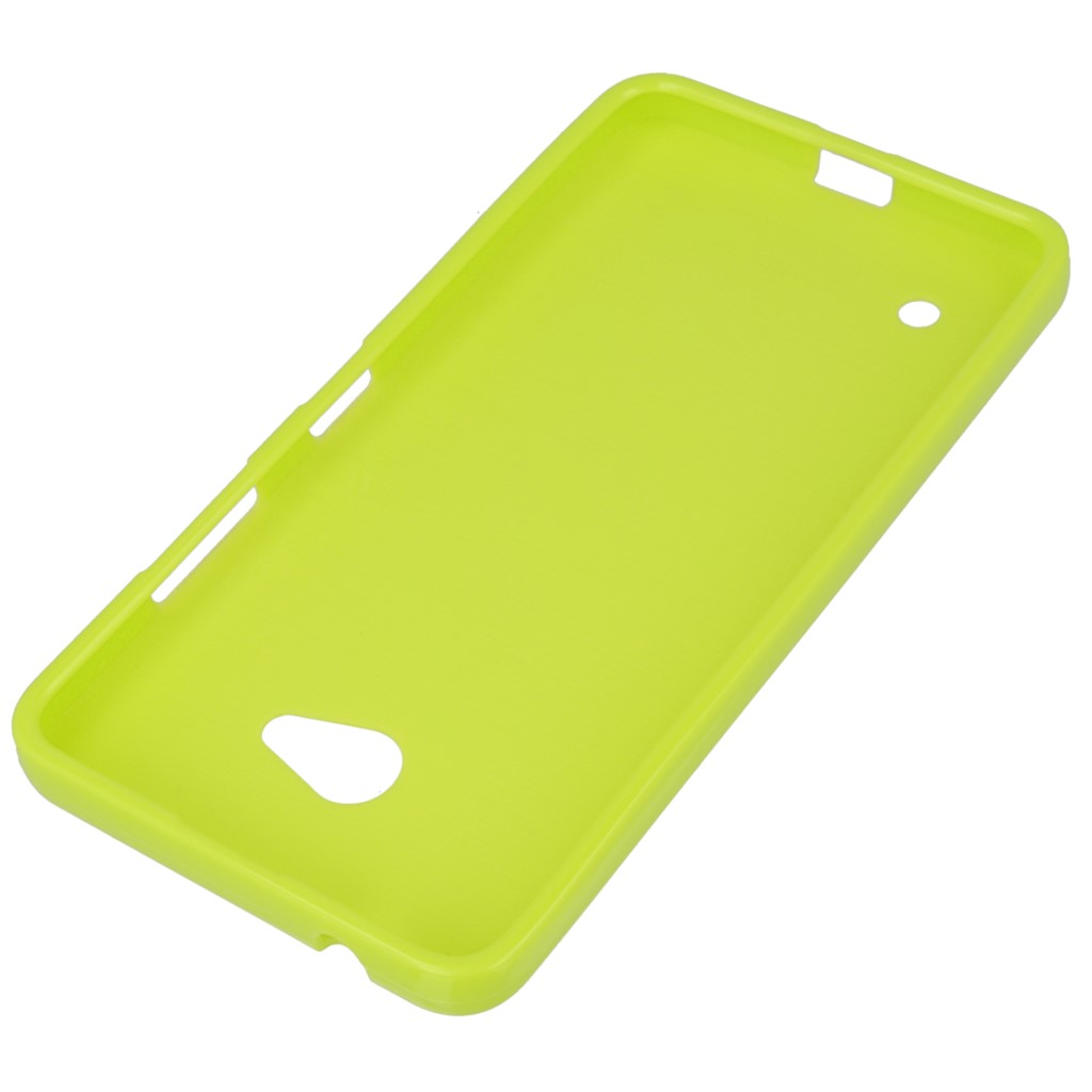 Pokrowiec silikonowe etui BACK CASE zielone Microsoft Lumia 640 Dual SIM / 4