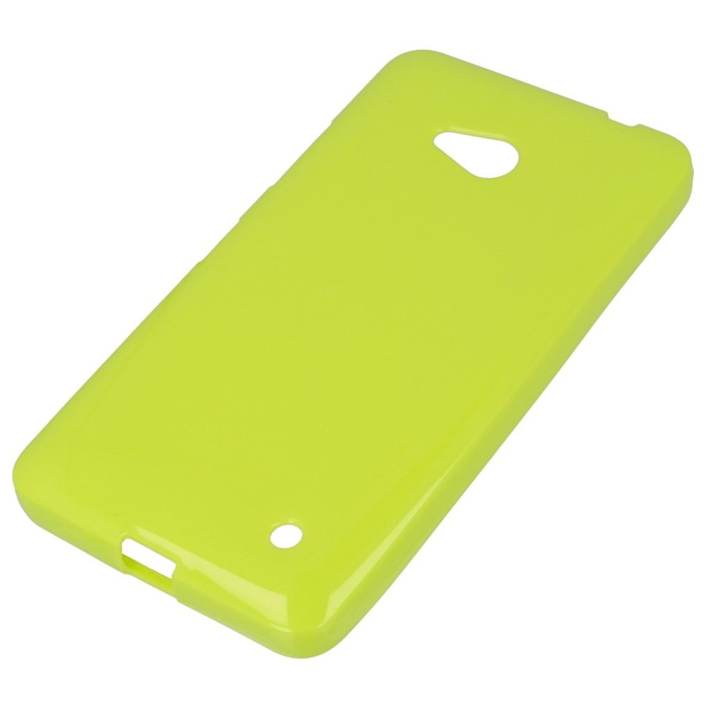 Pokrowiec silikonowe etui BACK CASE zielone Microsoft Lumia 640 Dual SIM