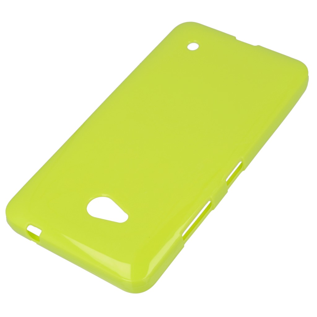 Pokrowiec silikonowe etui BACK CASE zielone Microsoft Lumia 640 Dual SIM / 2