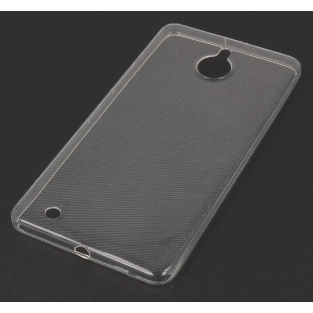 Pokrowiec silikonowe etui Back Case przeroczyste Microsoft Lumia 850