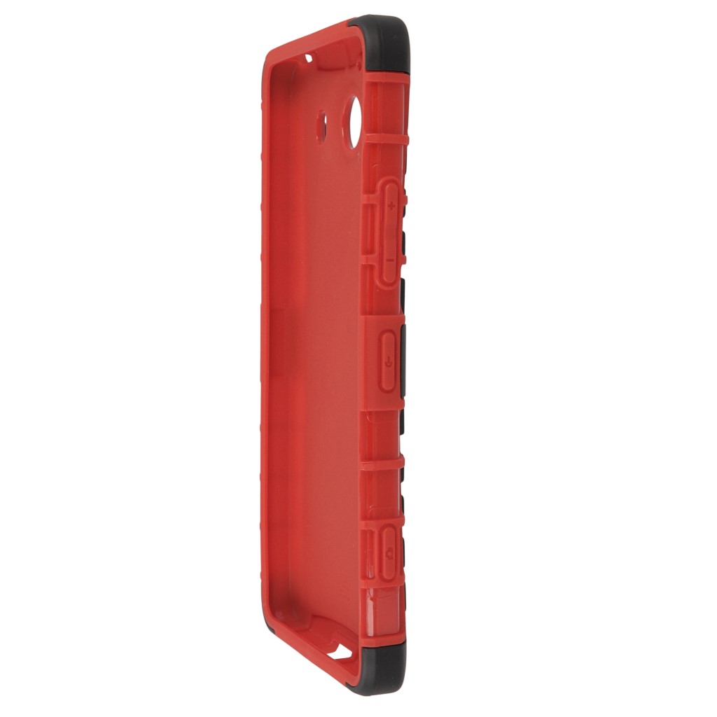 Pokrowiec etui pancerne Hybrid Case czerwony Microsoft Lumia 950 / 6