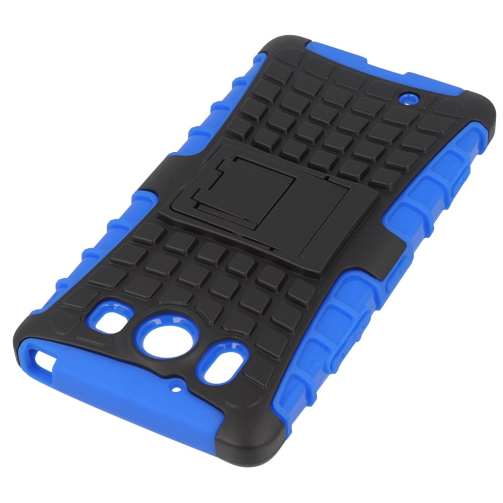 Pokrowiec etui pancerne Hybrid Case niebieski Microsoft Lumia 950 / 2