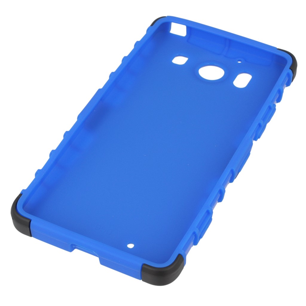 Pokrowiec etui pancerne Hybrid Case niebieski Microsoft Lumia 950 / 3
