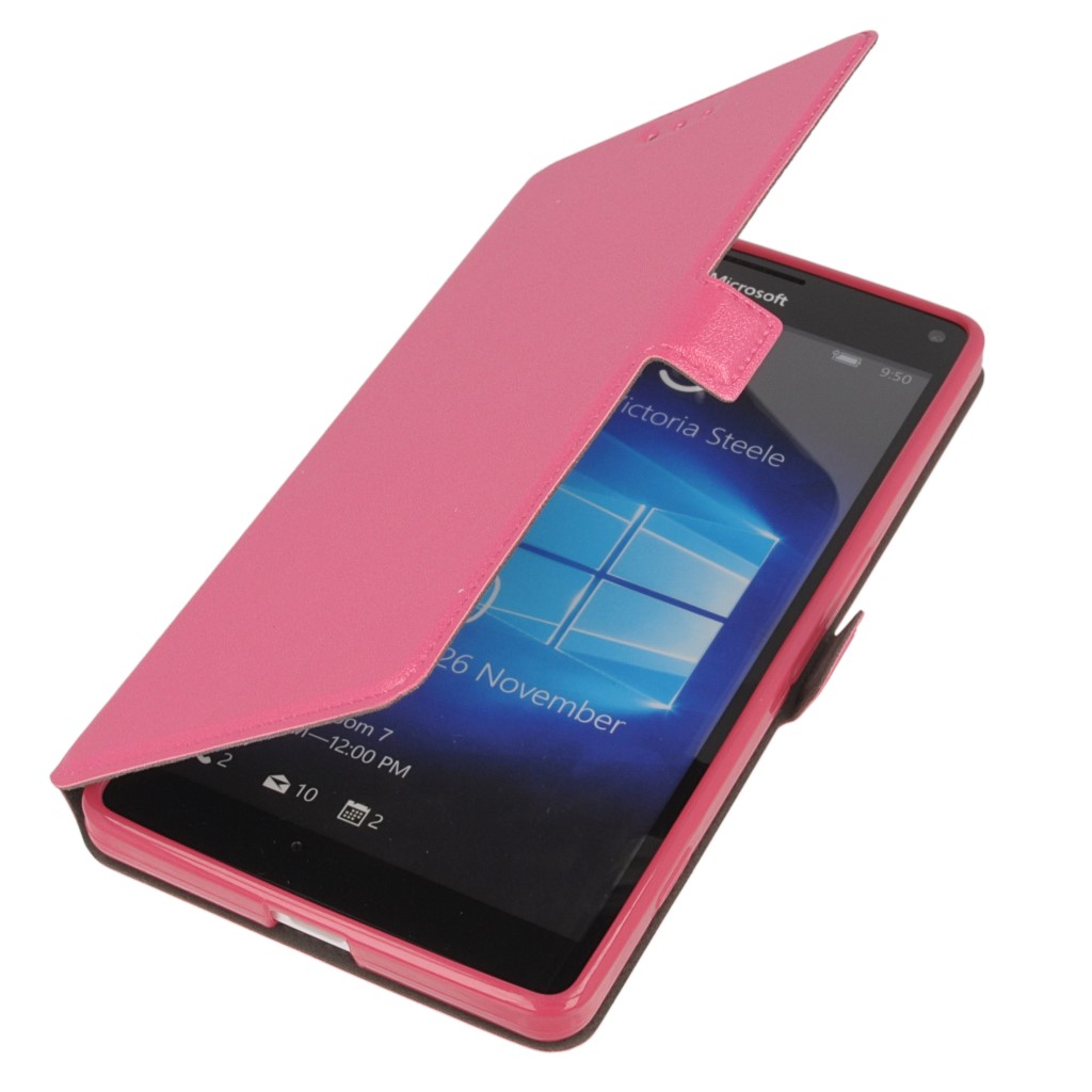 Pokrowiec etui Flexi Book rowe Microsoft Lumia 950 XL