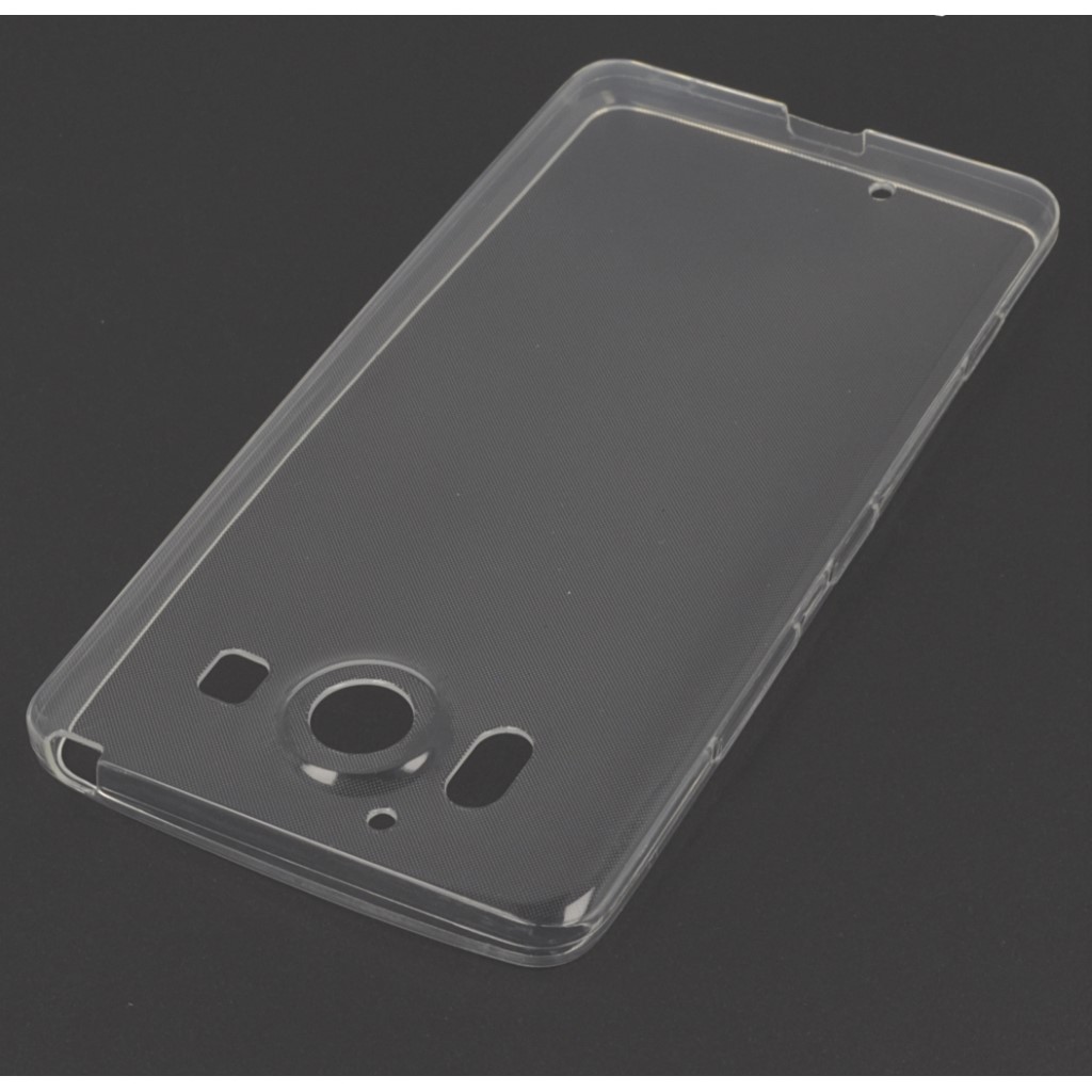 Pokrowiec silikonowe etui Back Case przeroczyste Microsoft Lumia 950 / 3
