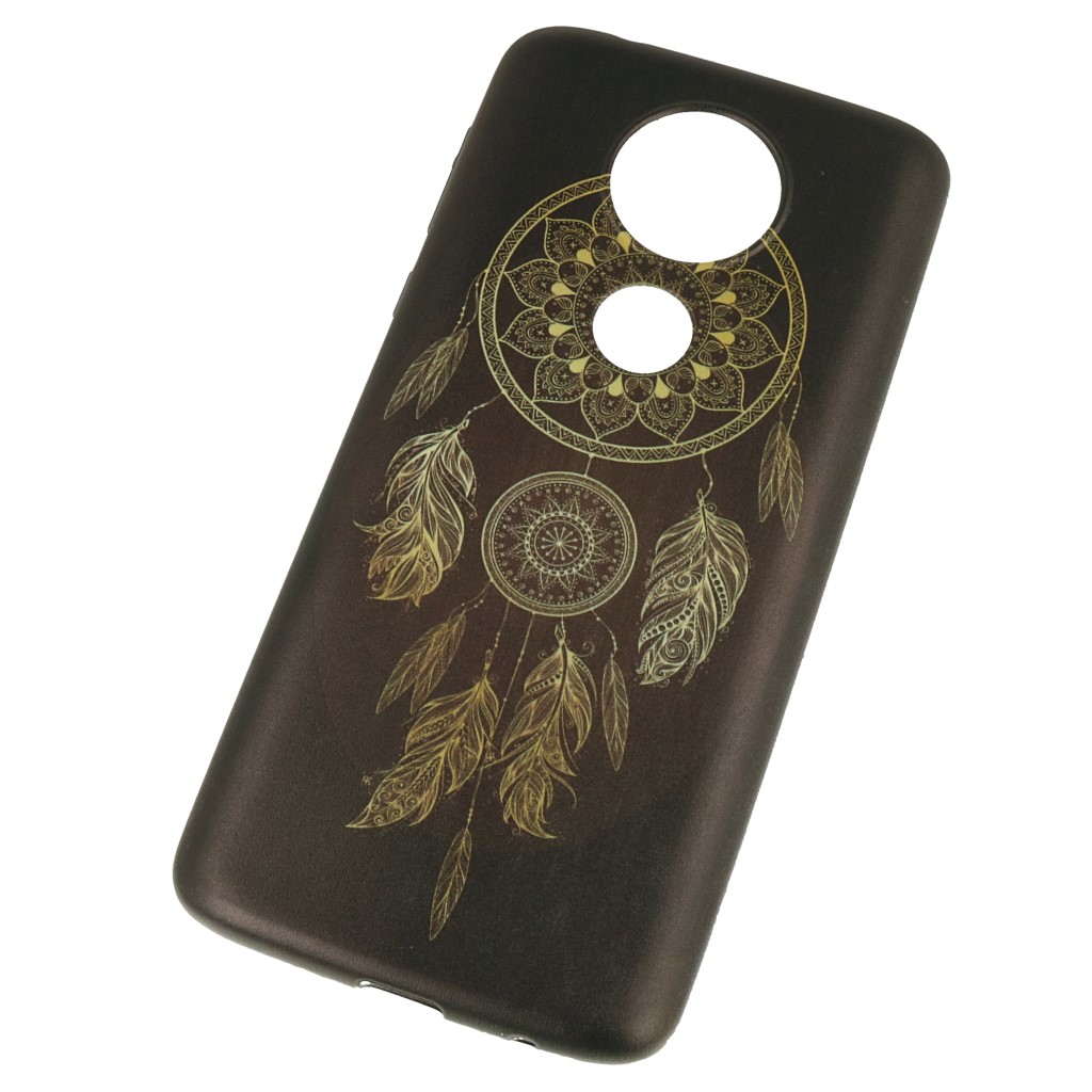 Pokrowiec etui silikonowe wzr Mandala apacz Snw MOTOROLA Moto E5 Plus