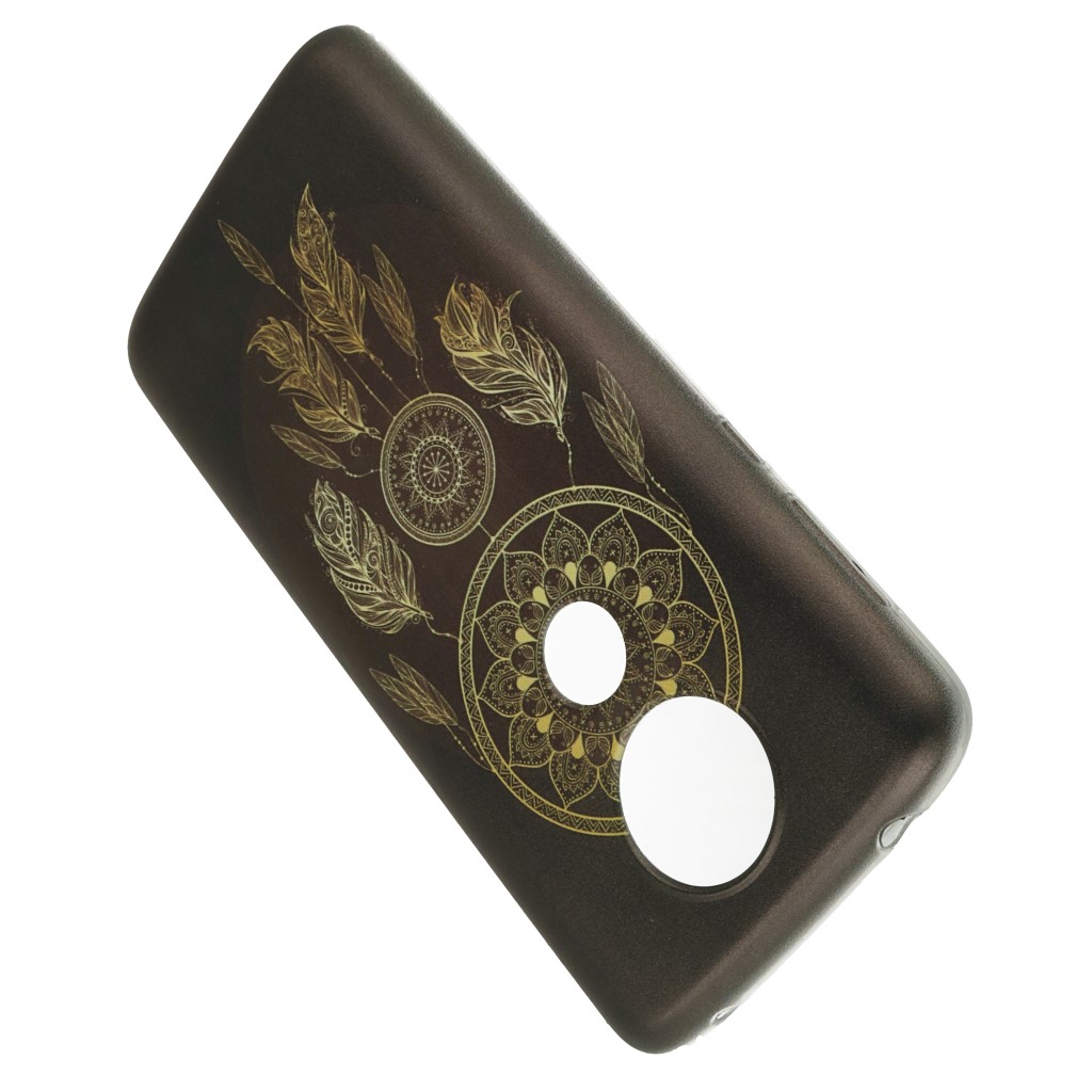 Pokrowiec etui silikonowe wzr Mandala apacz Snw MOTOROLA Moto E5 Plus / 2