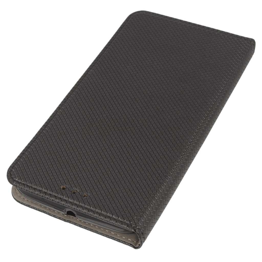 Pokrowiec etui z klapk Magnet Book czarne Lenovo Moto G4 / 3