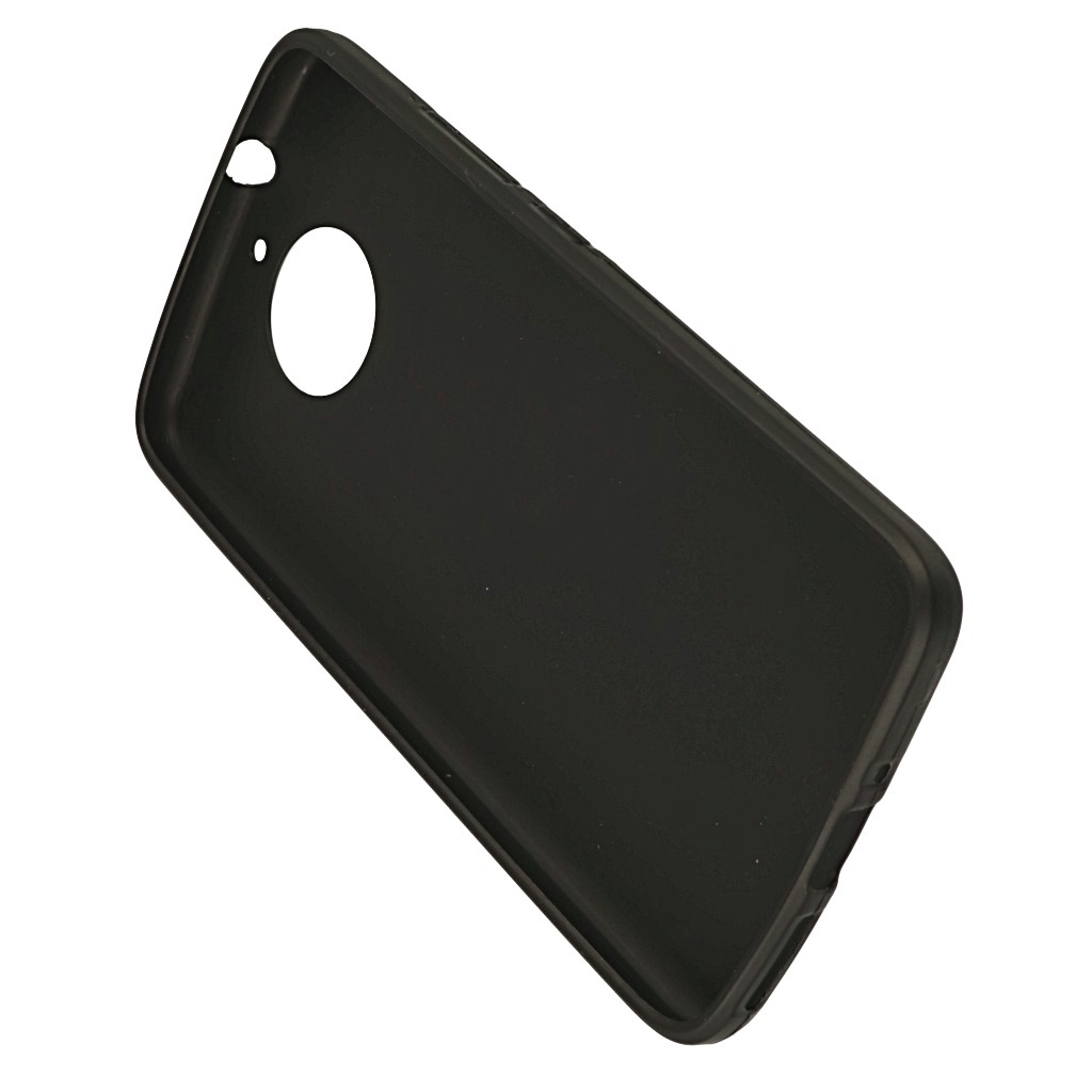 Pokrowiec etui imitacja skry Lux Case Skin czarne MOTOROLA Moto G5S / 5