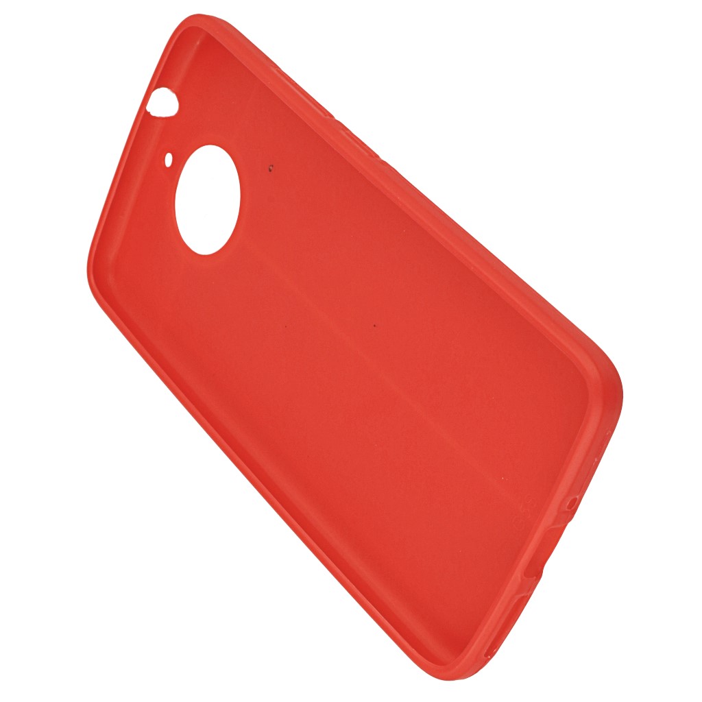 Pokrowiec etui imitacja skry Lux Case Skin czerwone MOTOROLA Moto G5S / 4