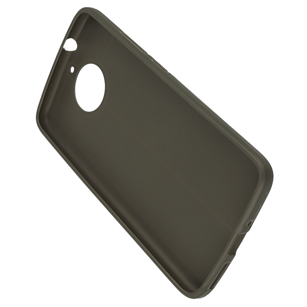 Pokrowiec etui imitacja skry Lux Case Skin szare MOTOROLA Moto G5S / 4