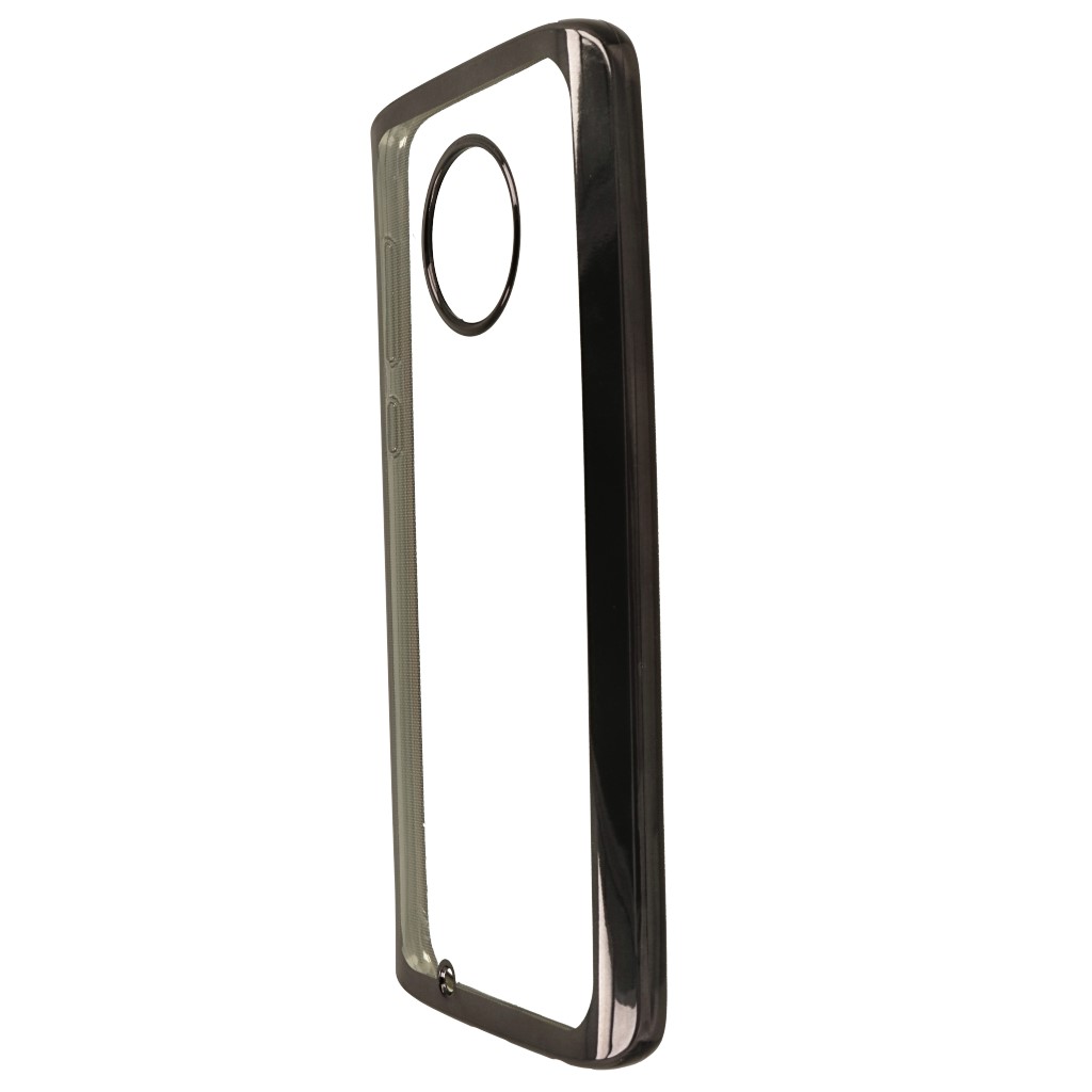 Pokrowiec etui �elowe Ultracienkie z ramk� czarn� MOTOROLA Moto G6 / 5