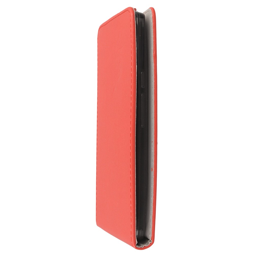 Pokrowiec z klapk na magnes Prestige Slim Flexi czerwony MOTOROLA Moto X Play / 6